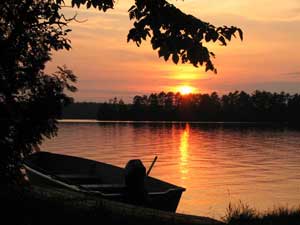 Lake Kagawong Sunset - Manitoulin Island