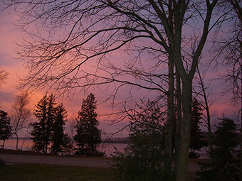Brookwood Brae Golf Course sunset